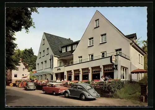 AK Waldbreitbach, Haus Elisenruh am Strandbad, Strassenansicht