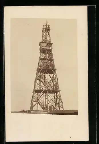 Foto-AK Bohrturm für Erdöl