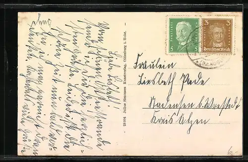 AK Gr. Möllen, Strandhaus aus der Ferne