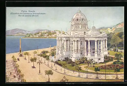 Künstler-AK Rio de Janeiro, Palais Monröe