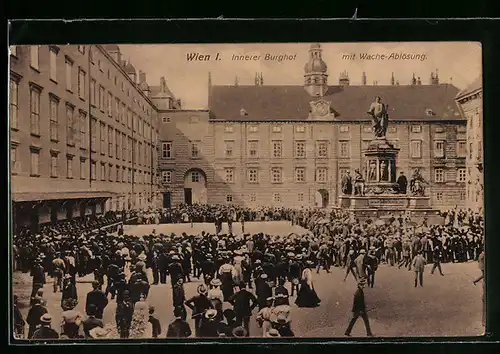 AK Wien, Hofburg, Wache-Ablösung