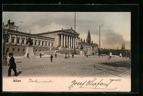 AK Wien, Parlament mit Vorplatz