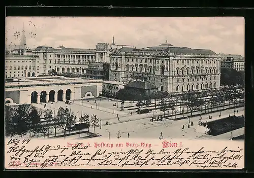 AK Wien, Hofburg am Burg-Ring