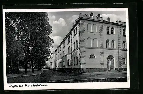 AK Hofgeismar, Strasse an der Manteuffel-Kaserne