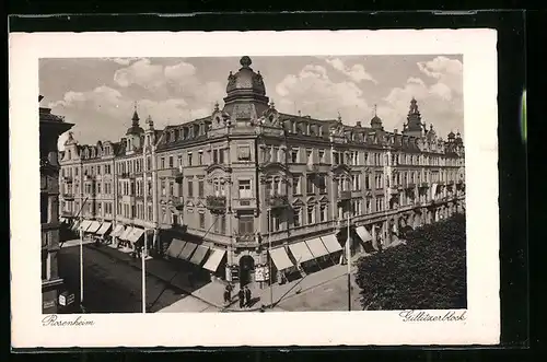 AK Rosenheim, Strasse am Gillitzerblock