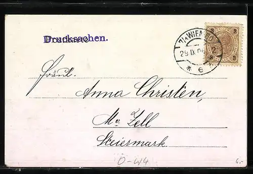 AK Wien, Blick auf die Karlskirche