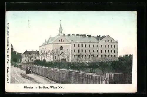 AK Wien-Stadlau, Blick auf das Kloster