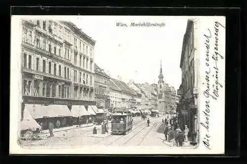 AK Wien, Passanten in der Mariahilferstrasse