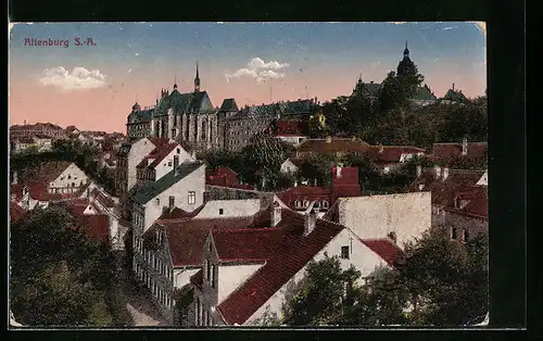 AK Altenburg, Gesamtansicht mit Schloss
