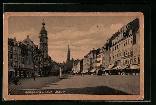 AK Altenburg, Marktplatz