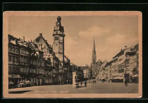 AK Altenburg, Marktplatz