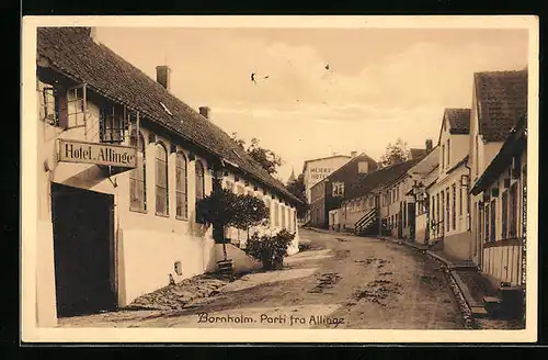AK Bornholm, Parti fra Allinge, Hotel Allinge