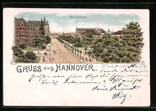 Lithographie Hannover, Georgstrasse
