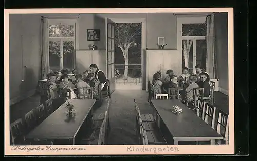 AK Schwäb. Gmünd, Kindergartengruppe
