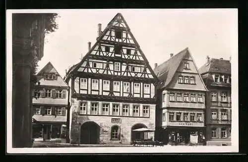 AK Schwäb. Gmünd, Am Marktplatz