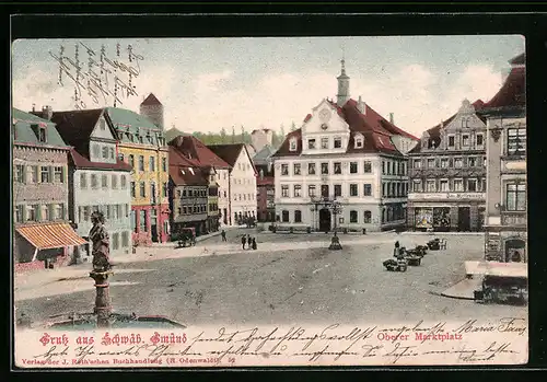 AK Schwäb. Gmünd, Oberer Marktplatz