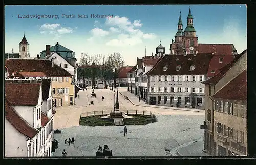 AK Ludwigsburg, Partie beim Holzmarkt