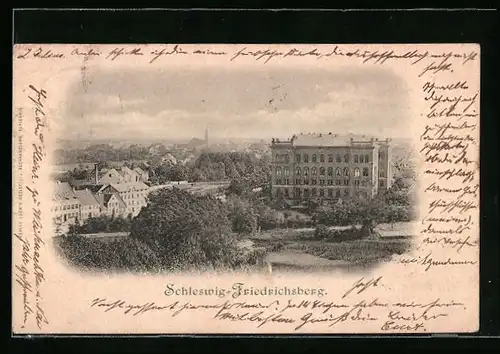 AK Schleswig-Friedrichsberg, Teilansicht des Stadtteils