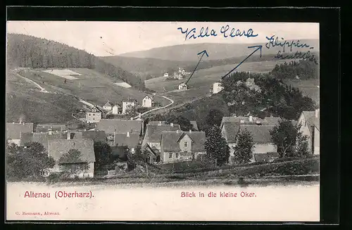 AK Altenau /Oberharz, Blick in die kleine Oker