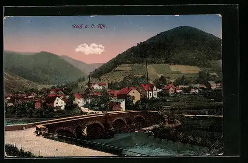 AK Rech a. d. Ahr, Ortsansicht mit Umgebung