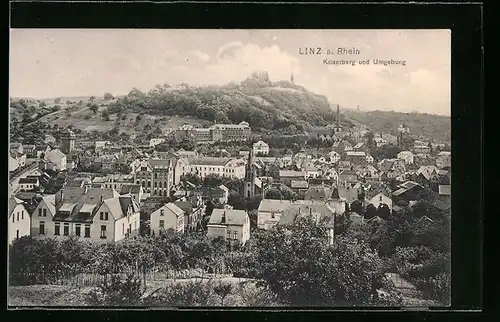 AK Linz a. Rhein, Kaiserberg und Umgebung