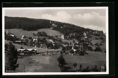 AK Brückenberg, Totalansicht des Ortes