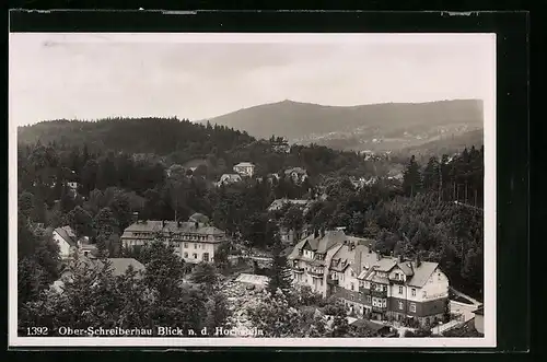 AK Ober-Schreiberhau, Teilansicht, Blick nach dem Hochstein
