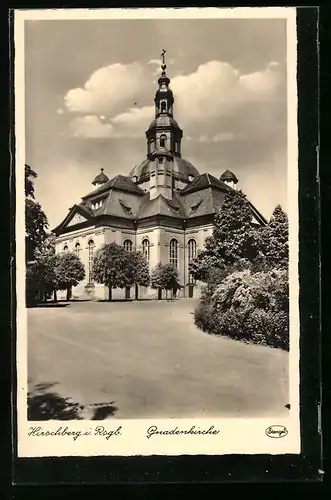 AK Hirschberg, Gnadenkirche mit Vorplatz