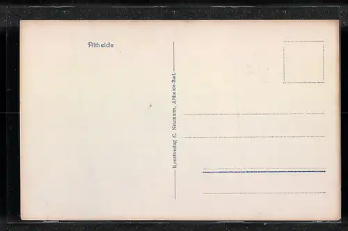 AK Altheide, der Ort aus der Vogelschau