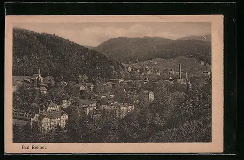 AK Bad Reinerz, Blick über den Ort