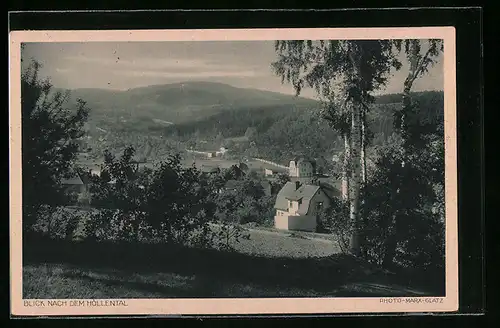 AK Bad Altheide, Blick nach dem Höllental