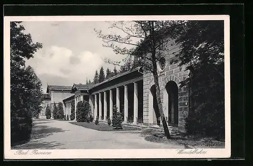 AK Bad Reinerz, Blick auf die Wandelbahn