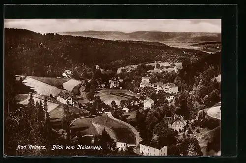 AK Bad Reinerz, Blick vom Kaiserweg
