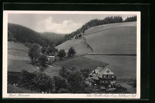 AK Bad Reinerz, Das Grillenhäusl im Kohlauer Tal