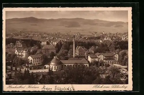 AK Kudowa, Blick vom Schlossberg