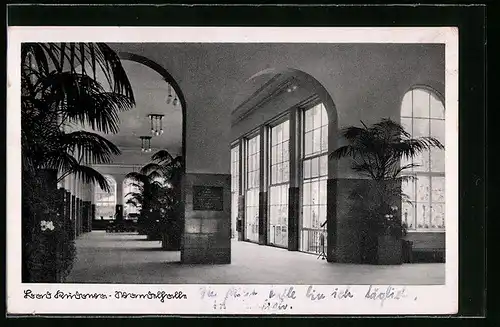 AK Bad Kudowa, Innenansicht der Wandelhalle
