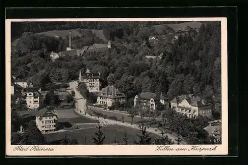 AK Bad Reinerz, Villen am Kurpark