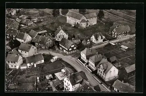 AK Steinbach b. Michelstadt /Odw., Fliegeraufnahme vom Ort