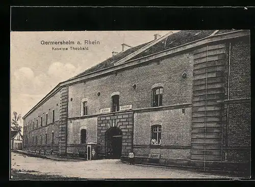 AK Germersheim a. Rhein, Kaserne Theobald