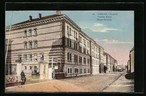 AK Landau, Blick auf die Kaserne