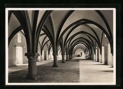 AK Eberbach /Rheingau, Ehemalige Zisterzienser-Abtei, Dormitorium der Conventualen