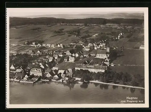 AK Hagnau, Fliegeraufnahme des Ortes