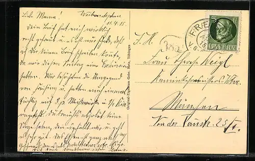 AK Freising, Partie in der Hauptstrasse