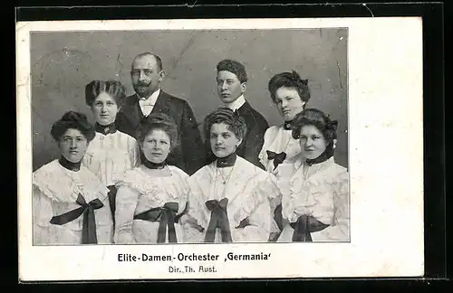 AK Elite-Damen-Orchester Germania, Dir. Th. Aust