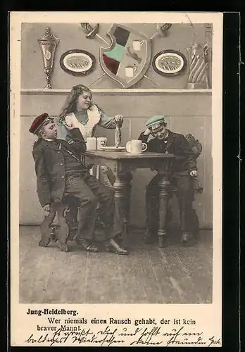AK Jung-Heidelberg, Wer niemals einen Rausch gehabt, der ist kein braver Mann!, studentische Szene