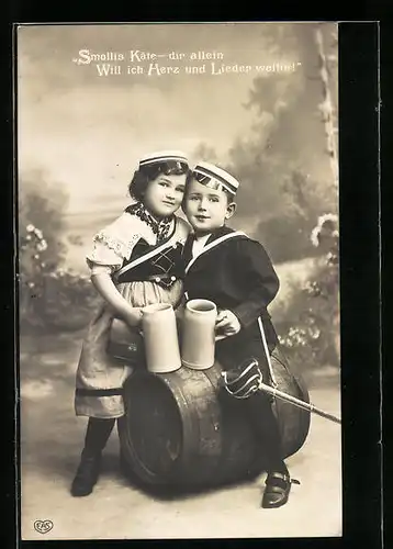 AK Smollis Käte - dir allein Will ich Herz und Lieder weih`n!, studentische Szene