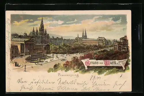 Lithographie Wien, Franzensring