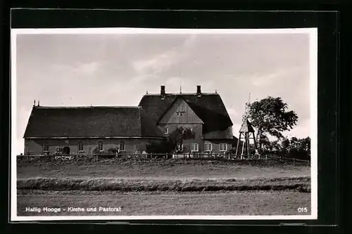 AK Hallig Hooge, Kirche und Pastorat