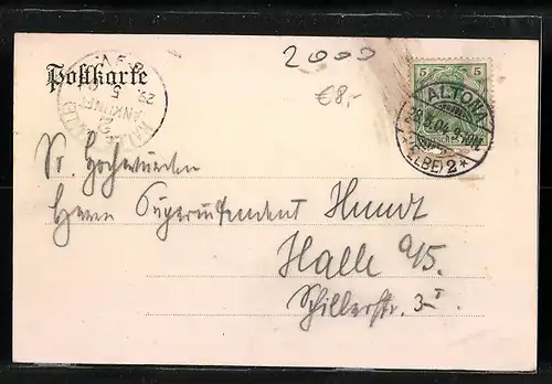 AK Hamburg-Altona, Hotel-Restaurant und Gesellschaftshaus Kaiserhof