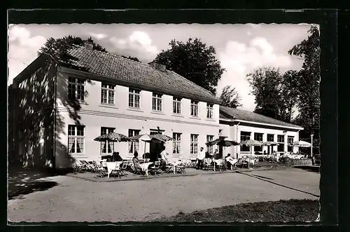 AK Burgsteinfurt /Westf., Fürstliche Bagno-Gaststätte